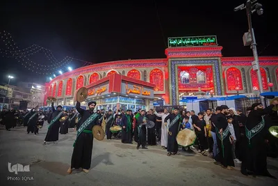 مراسم عزاداری سالروز شهادت امام علی (ع) در حرم امام حسین (ع)