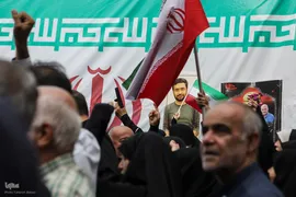 مراسم عزاداری و تجدید بیعت با شهدای حمله تروریستی رژیم صهیونیستی به نارمک