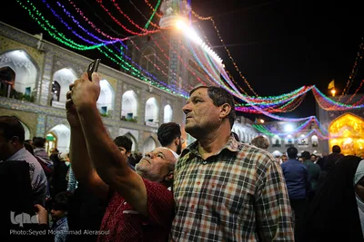 چراغانی حرم مطهر رضوی در شامگاه عید غدیر