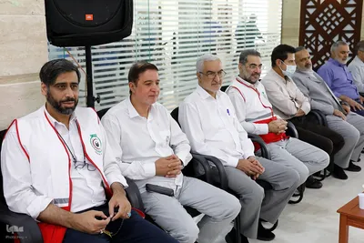 دیدار عیدانه اعضای ستاد حج و زیارت و بعثه مقام معظم رهبری