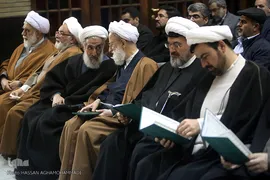 مراسم بزرگداشت سومین روز ارتحال مرحوم آیت‌الله واعظ‌زاده خراسانی