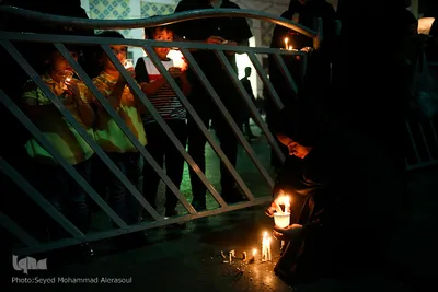شام غریبان امام حسین(ع) در حرم رضوی
