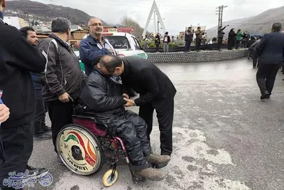 تشییع پیکر مطهر سرهنگ پاسدار شهید محمدمهدی باقری در شهر زیرآب سوادکوه