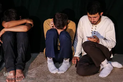 وداع با پیکر شهید مدافع حرم حیدر جلیلوند