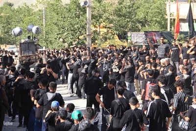 عزاداری روز عاشورا در روستای محمود آباد بیرجند