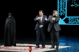 مجلس روضه اصحاب فرهنگ و هنر و رسانه به یاد شهید جمهور