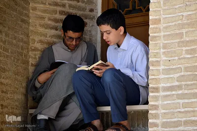 مراسم اعتکاف در مسجد جامع قم