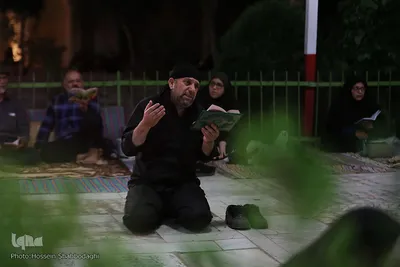 شب 23 ماه مبارک رمضان در گلزار شهدای قم