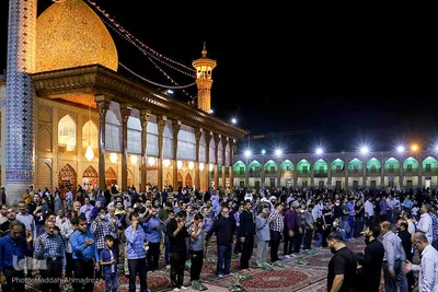 حرم شاهچراغ(ع) در سوگ جوادالائمه(ع)‎‎