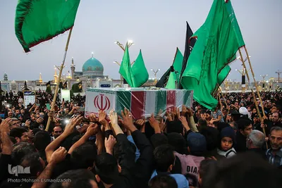 تشییع پیکر مطهر ۹ شهید دفاع مقدس و ۲ شهید مدافع حرم / مشهد