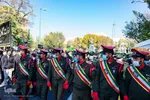مراسم تشییع حاج بیوک آسایش مداح اهل‌بیت(ع) و رزمنده دوران دفاع مقدس‎‎