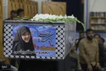 آیین وداع با پیکر شهید معصومه کرباسی در دانشگاه شیراز‎