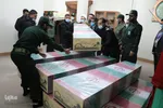 ورود پیکرهای مطهر ۹ تن از شهدای دوران دفاع مقدس به شیراز‎‎