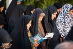 برگزاری مراسم نیایش در گلستان شهدای اصفهان به نیت پیروزی مقاومت فلسطین