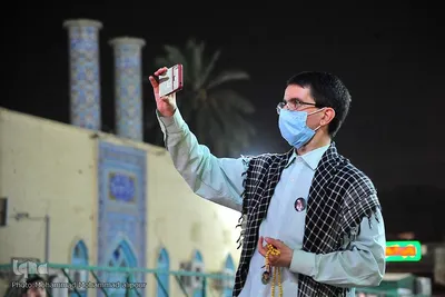 جشن عید غدیر در حرم علی‌بن مهزیار اهوازی