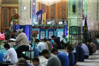ترتیل‌خوانی رمضانی در مسجد جمکران