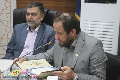 معارفه مسئول اتحادیه انجمن اسلامی دانش آموزان خوزستان
