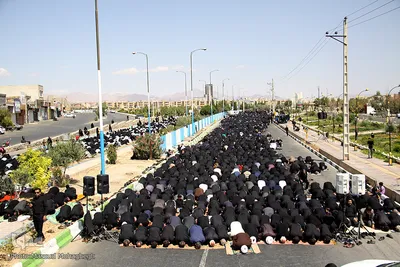 نماز ظهر عاشورا در سمنان