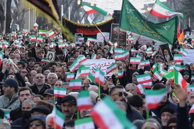 راهپیمایی محکومیت اقدامات تروریستی آمریکا و رژیم صهیونیستی در تبریز