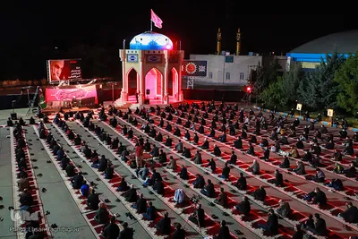 مراسم عزاداری شب عاشورا در زنجان
