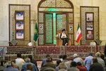مراسم بزرگداشت شهدای حرم مطهر با سخنرانی رئیس جامعه مدرسین حوزه علمیه قم