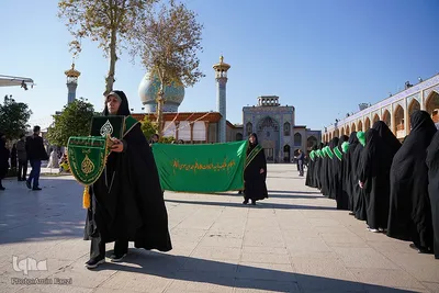 آیین گلاب شویی حرم مطهر حضرت شاهچراغ علیه السلام