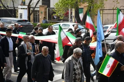 حضور دانشگاهیان دانشگاه تبریز در اربعین قائد شهید امت