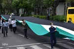 پرچم 200 متری فلسطین در تبریز
