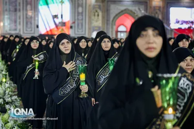 آیین خطبه‌خوانی شب شهادت امام رضا(ع) در حرم مطهر رضوی