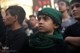 تجمع هیئات عزاداری و آیین نخل گردانی عصر تاسوعا