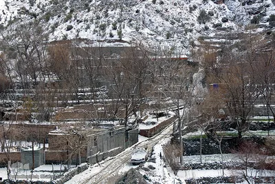 بارش برف در ارتفاعات بیرجند