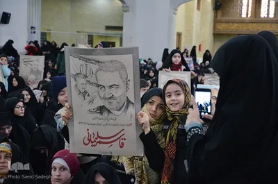 مراسم اربعین شهید سپهبد حاج قاسم سلیمانی و همرزمان شهیدش در تبریز