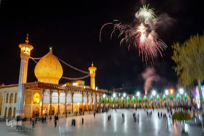 آیین گلاب شویی حرم مطهر حضرت شاهچراغ علیه السلام