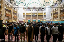مراسم اعتکاف در مسجد جامع امام صادق (ع)