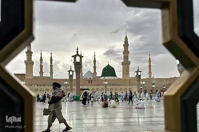 زائران بین‌المللی مدینه پیش از اعزام به مکه 