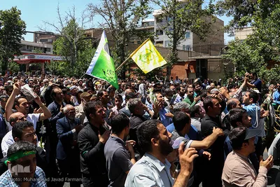 تشییع پیکر مطهر شهدای حادثه تروریستی تهران