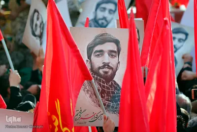 مراسم تشییع پیکر مطهر شهید محسن حججی در تهران