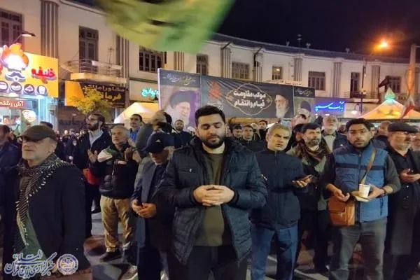 بیست و نهمین شب اجتماع مردمی قیام و بیعت در شهرستان بابلسر