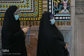 آستان منور حضرت معصومه(س) در شب میلاد کریم اهل بیت، امام حسن(ع)