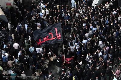 مراسم تشییع پیکر مطهر شهید مدافع حرم «جواد الله‌کرم» در محله مهرآباد جنوبی