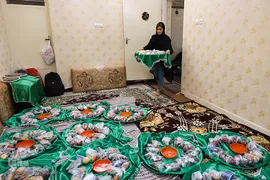مراسم نمادین سینی حضرت قاسم(ع) در اهواز