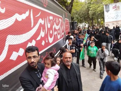 عزاداری سومین روز شهادت حضرت امام حسین (ع) در اهر