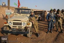 پشت صحنه فیلم سینمایی «تک تیرانداز» در شهرک سینمایی دفاع مقدس