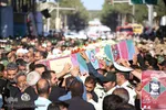 مراسم تشییع پیکر شهید احمدعلی لکزایی