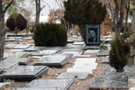 پاییز در قبرستان قدیمی زنجان