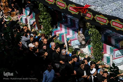 تشییع پیکر ۱۳۵ شهید گمنام دفاع مقدس