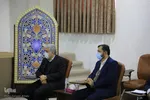 دیدار معاون ستاد اجرایی فرمان امام با حجت‌الاسلام عبادی
