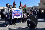 راهپیمایی مردمی حمایت از کودکان و زنان مظلوم غزه در چهارمحال و بختیاری