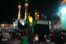 حرم کریمه اهل بیت در شب شهادت حضرت زهرا(س)