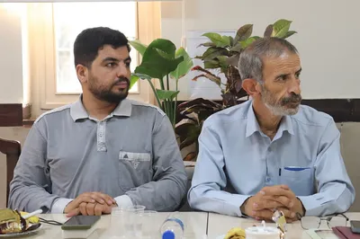 نشست صمیمی رئیس اداره اوقاف به مناسبت هفته وقف‎ در ملایر
